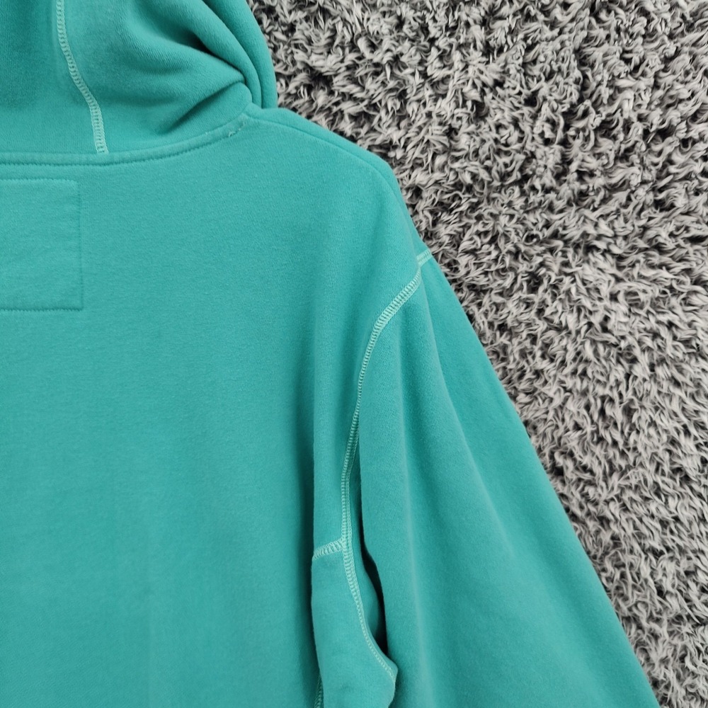Life is Good Women Gorpcore Granola Zip Hoodie XXL Teal Relaxed Fit Fleece Logo - Picture 13 of 16